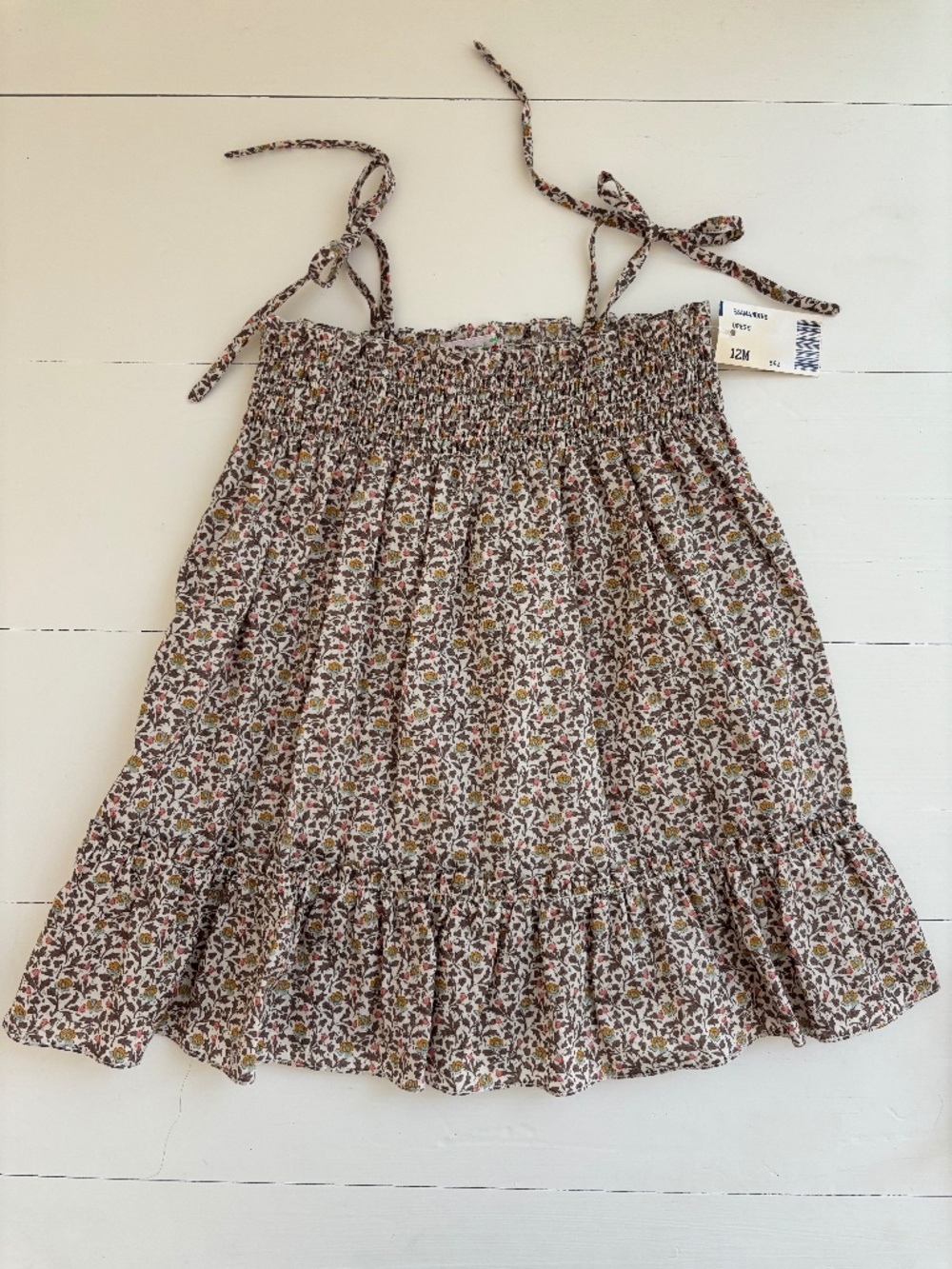 Bonpoint floral dress NWT 12mo